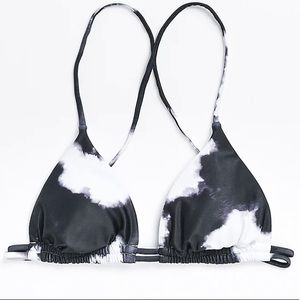 Damsel Billie Cow Print Triangle Bikini Top